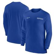 Kentucky Nike Dri-Fit Sideline UV Coach Long Sleeve Top